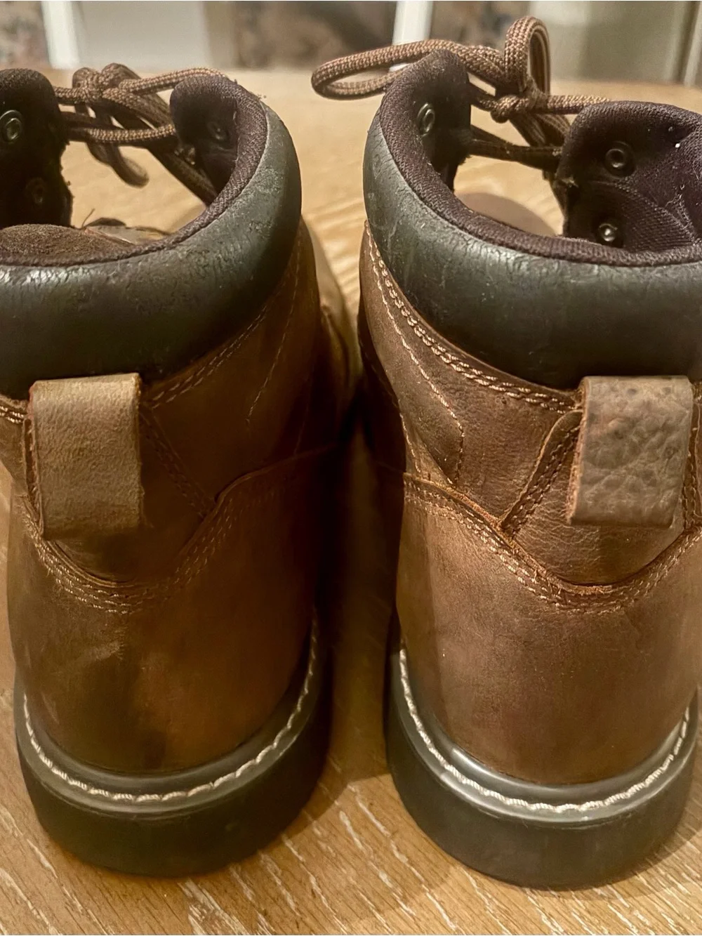Wolverine Brown Waterproof Leather Work Boots